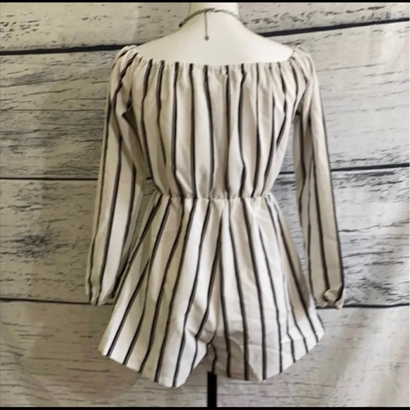 NWT Missguided Striped Bardot Jumpsuit! - Picture 4 of 7